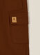 Brown Stretch Cargo Trousers_2