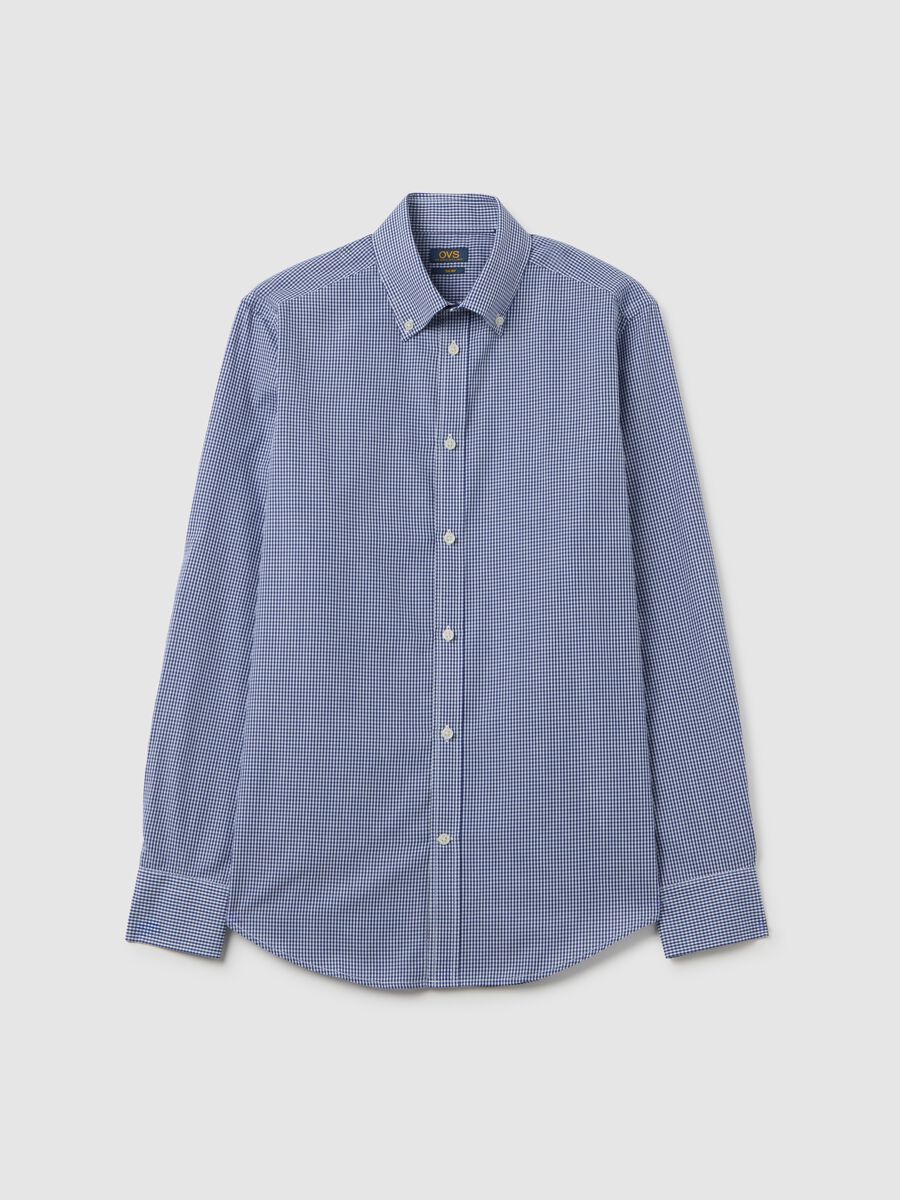 Slim Fit Blue Shirt_0