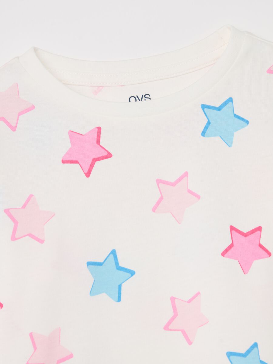 Long pyjamas with multicoloured stars print_2