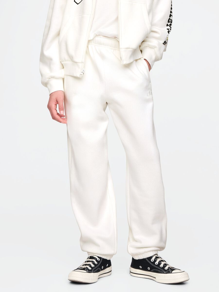 Pantaloni bianchi in maglia_1