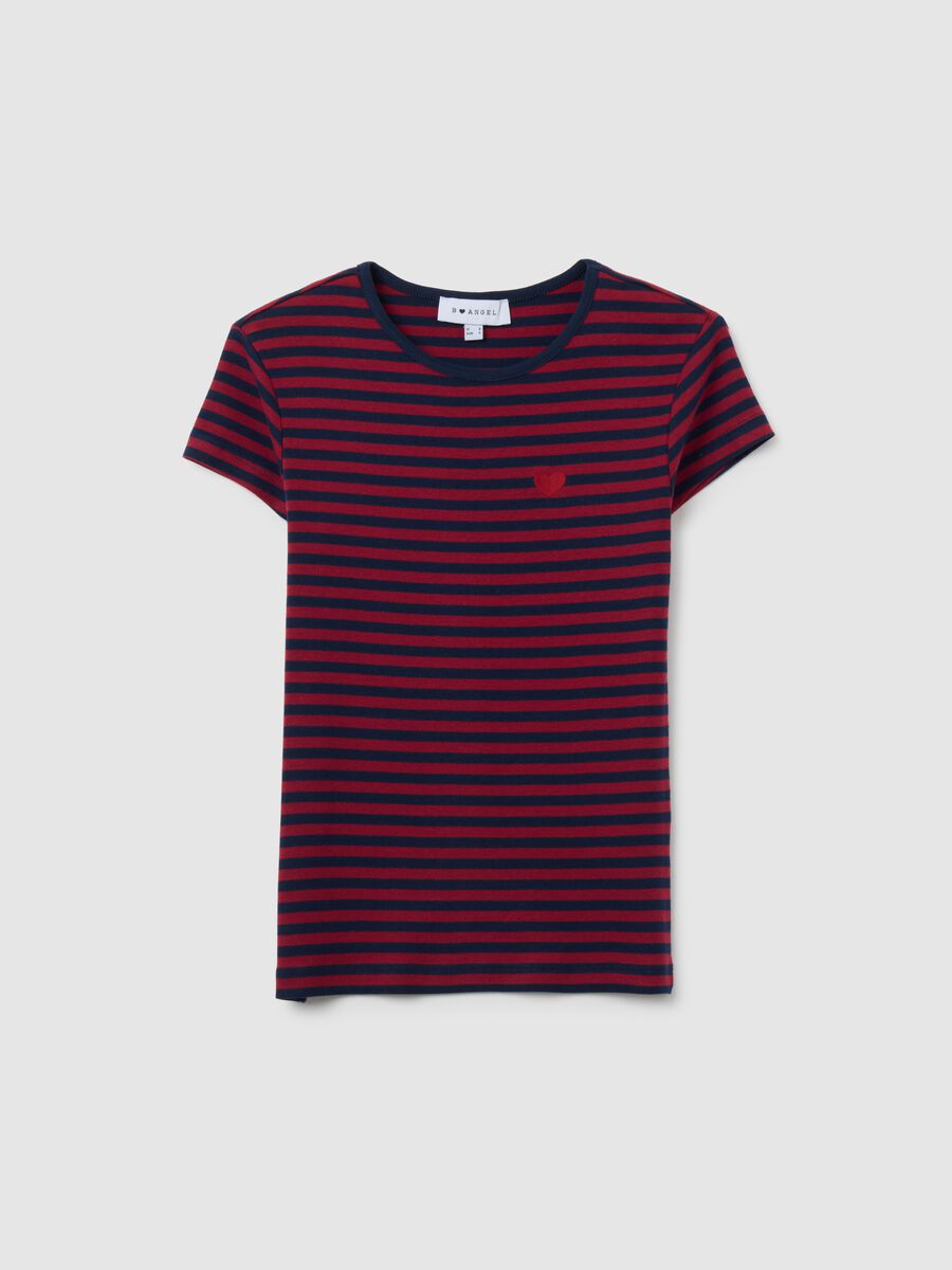 T-shirt in puro cotone multicolor slim fit_4