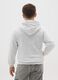 Grey boys' hoodie in pure cotton regular fit_1