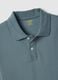 Slim fit grey pure cotton polo_5