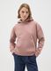 Pink regular fit cotton blend sweatshirt_1
