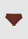Brown stretch-fabric bikini bottoms_0