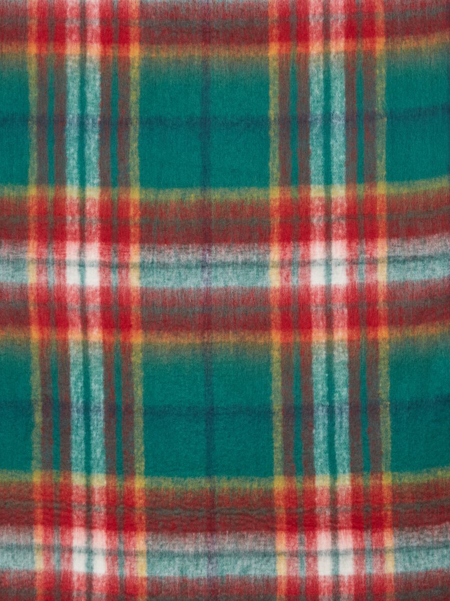 Fleece blanket with tartan pattern_1