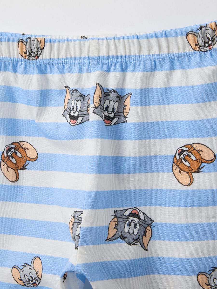 Pigiama in puro cotone multicolor da neonato regular fit con stampe_3