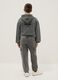 Boys' grey cotton blend cargo jogger trousers regular fit_1