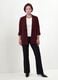 Red regular-fit lined blazer with classic lapels_2