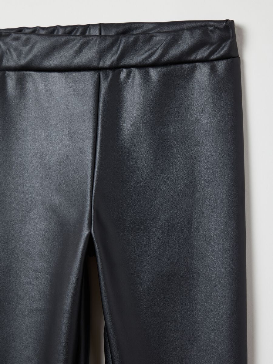 Leggings stretch effetto lucido_2