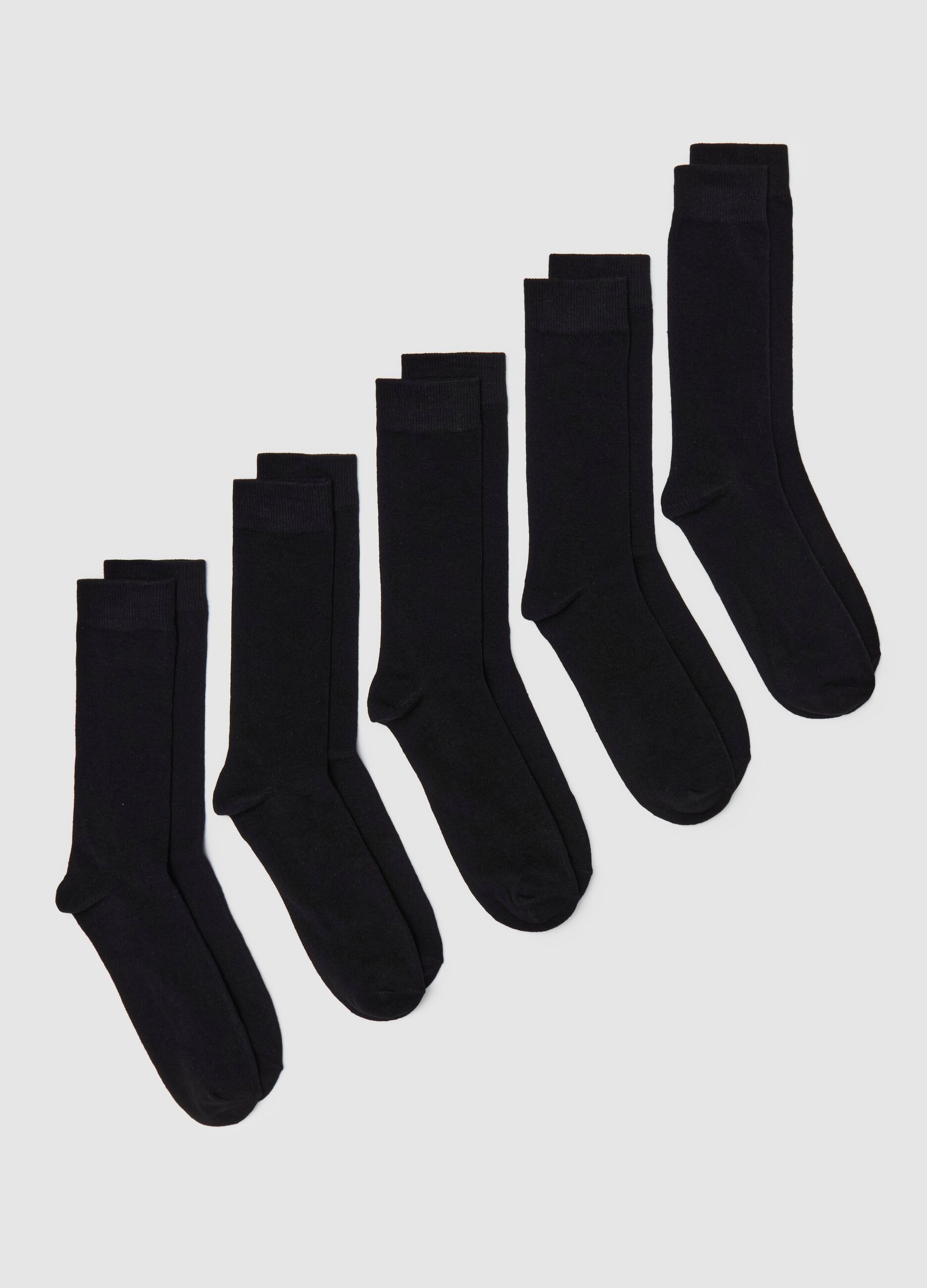 Three-pair pack midi stretch socks