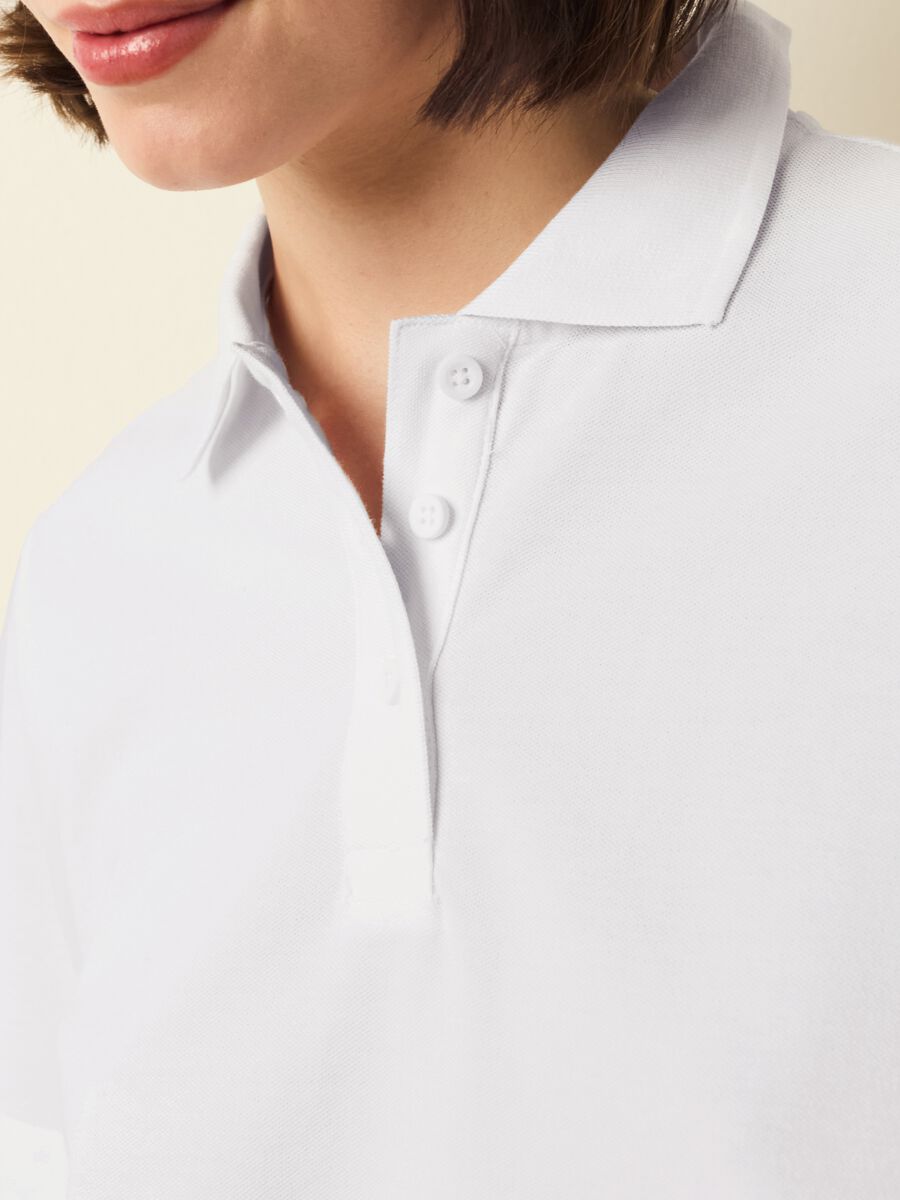 Polo shirt in solid colour piquet_0