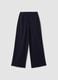 Jogger The Iconic Pants blu wide leg in viscosa elasticizzata_6