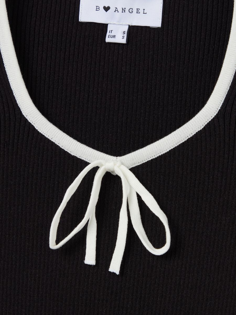Ribbed top with bow_5