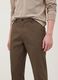 Brown slim-fit stretch-twill chinos_1