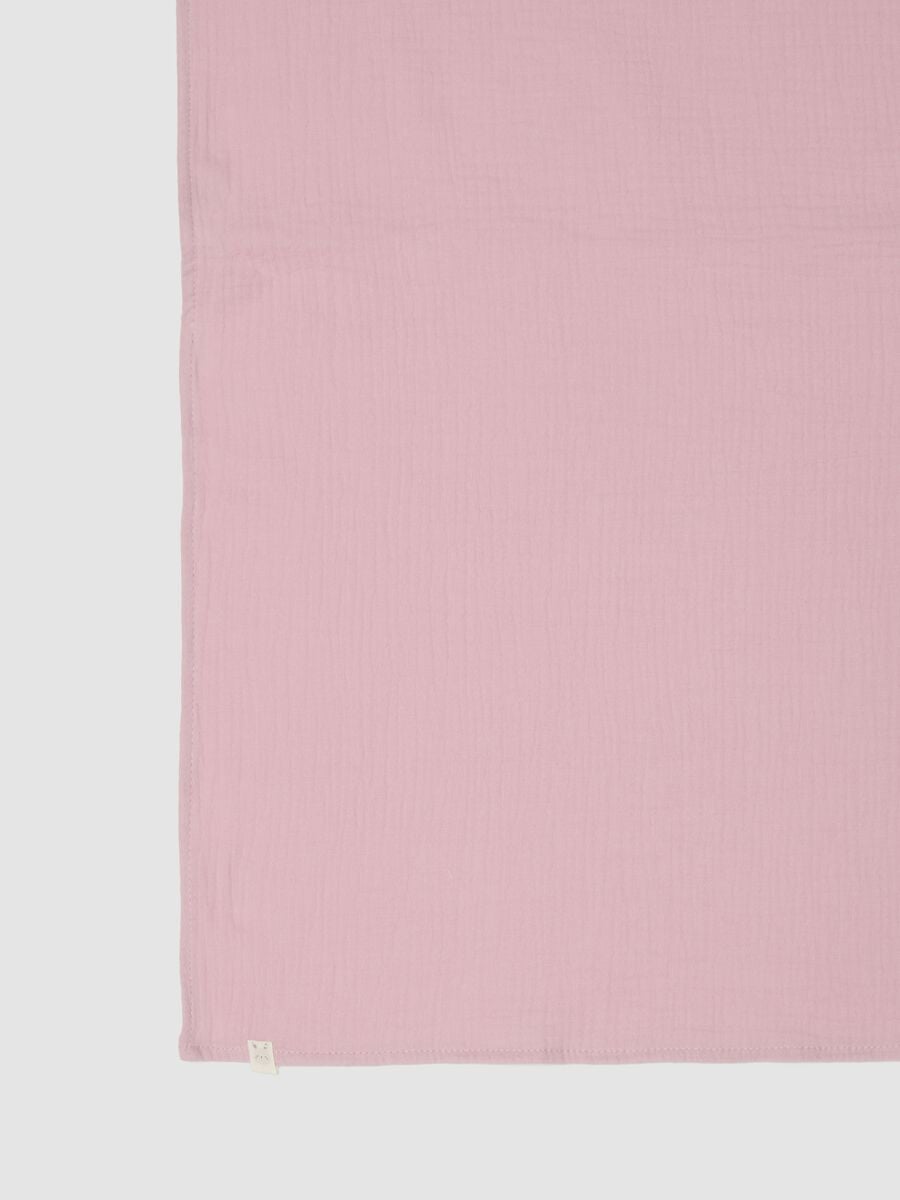 2-pack pink and white pure cotton baby girl blankets_1