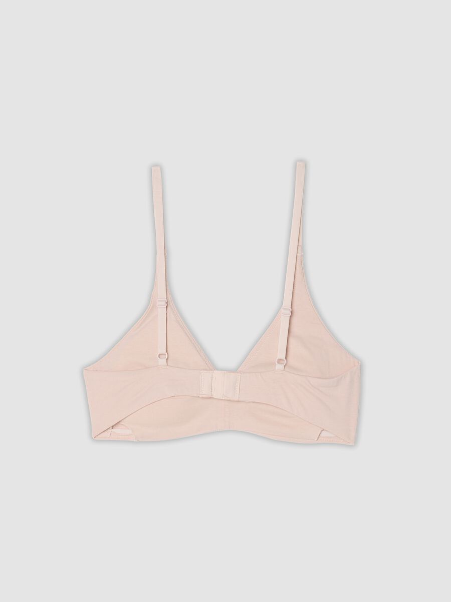 Reggiseno a triangolo rosa in cotone organico elasticizzato_6
