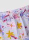 Multicolour pure organic cotton floral shorts for girls_2