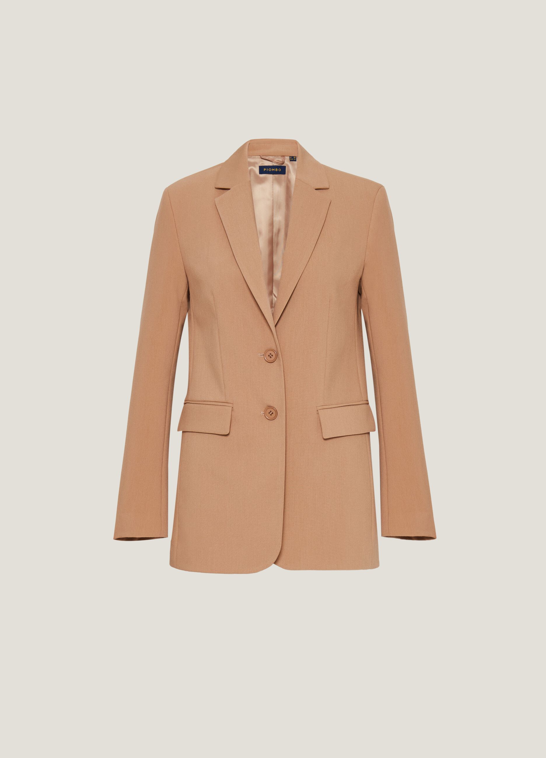 Blazer monopetto tinta unita_3