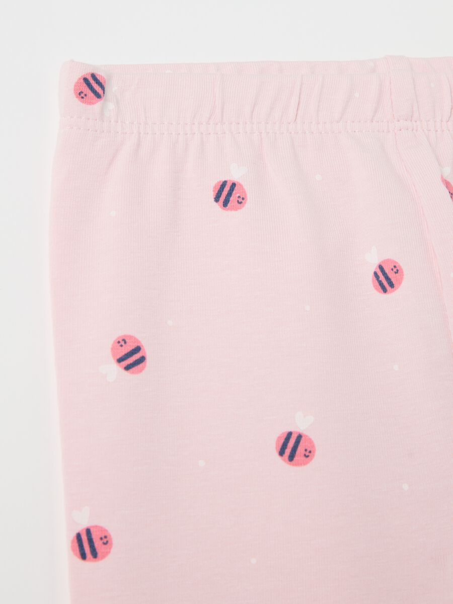 Three-quarter leggings with print_2