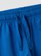 Blue organic cotton shorts with elasticated waist_2