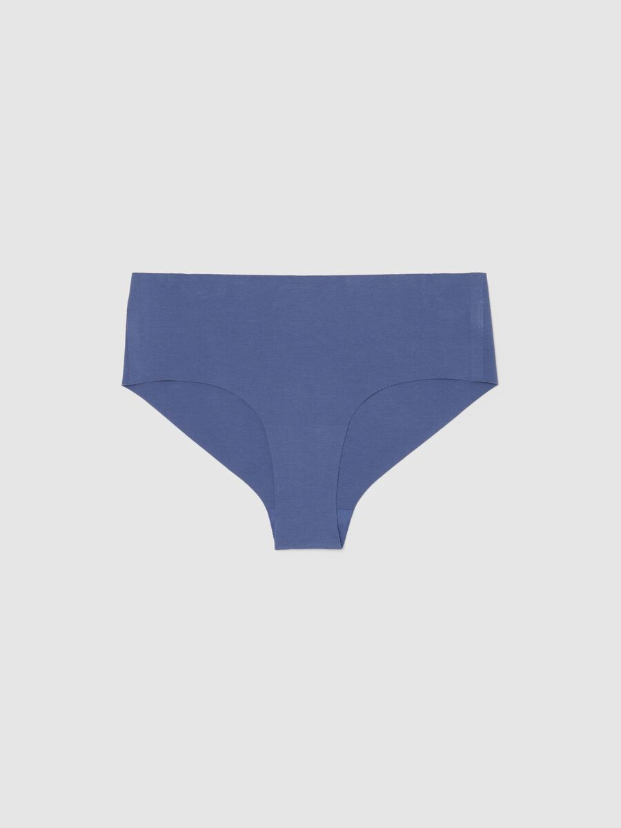 Stretch cotton French knickers with laser cut_0