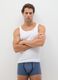 Men's White Cotton Vests Twin Pack_0