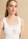 White stretch viscose tank top with embroidered detail_2