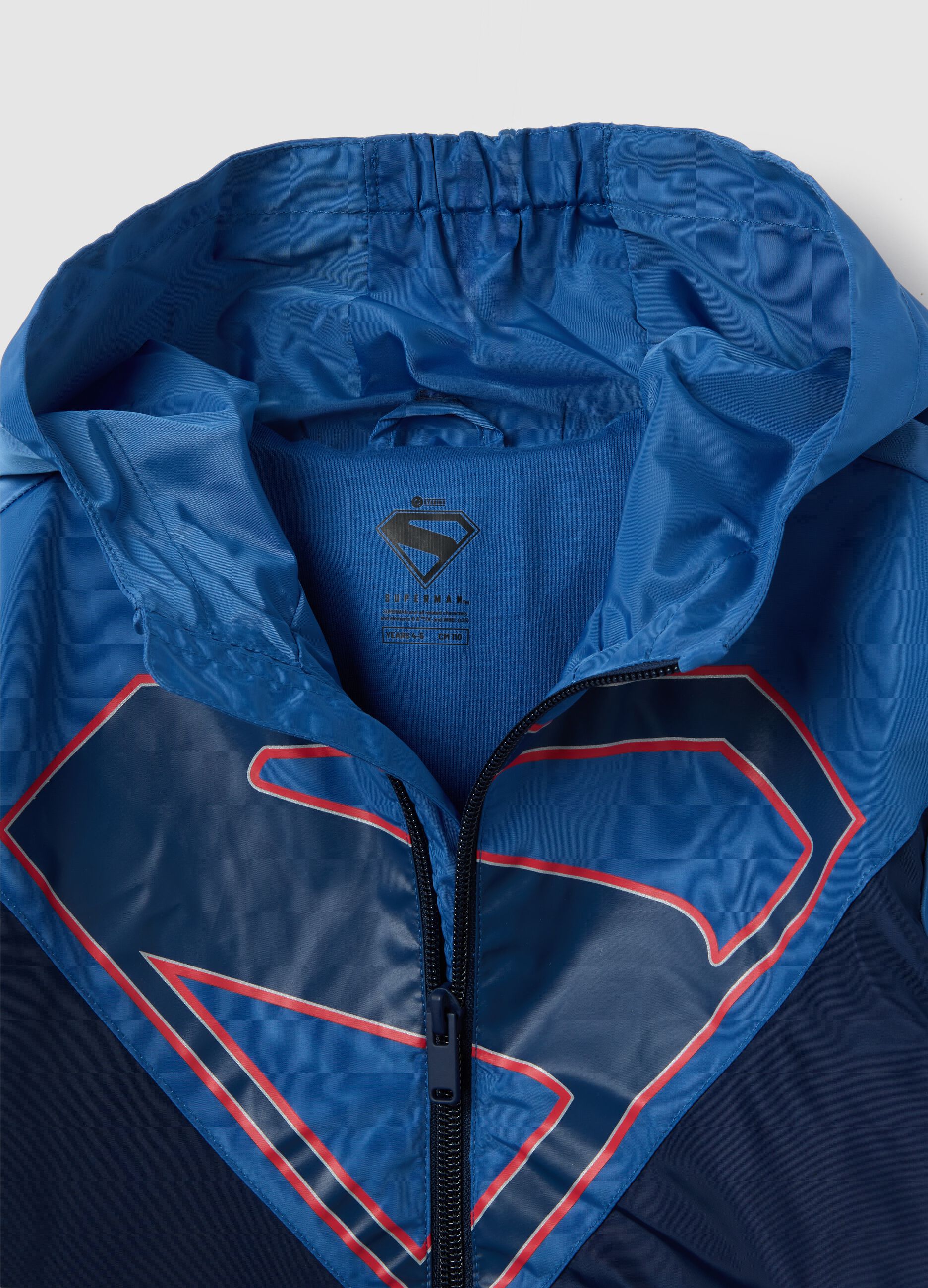 Children's Blue Jacket with Superman Logo