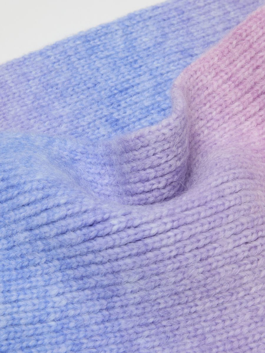 Multicoloured girls' neck warmer_1