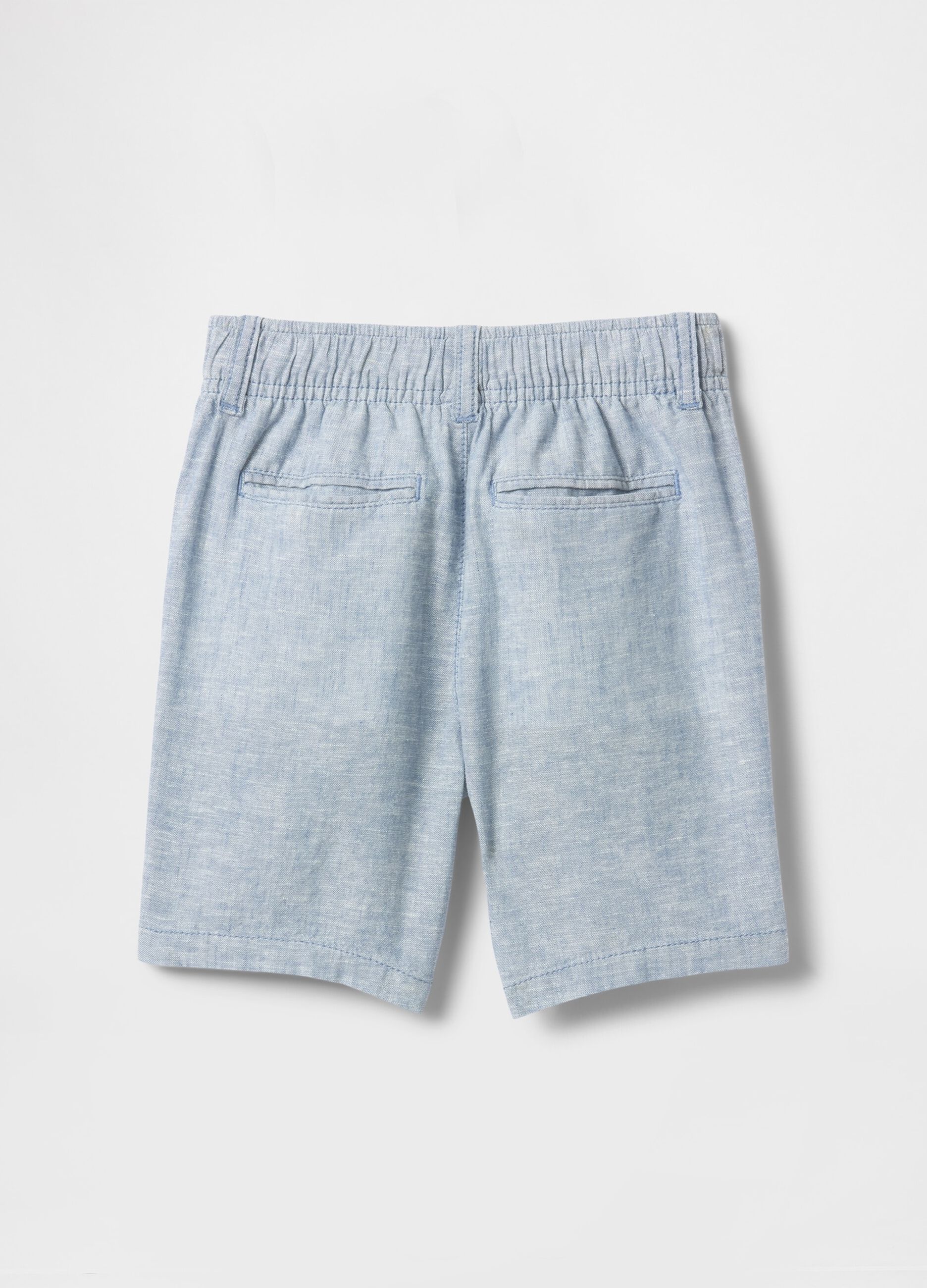 Children's Bermuda shorts in linen and cotton