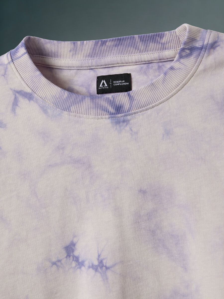 Cotton-hemp blend tie-dye effect T-shirt ALTAVIA WITH DEBORAH COMPAGNONI_5