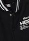 Black college-style cotton-blend sweatshirt with Miami Heat logo_2