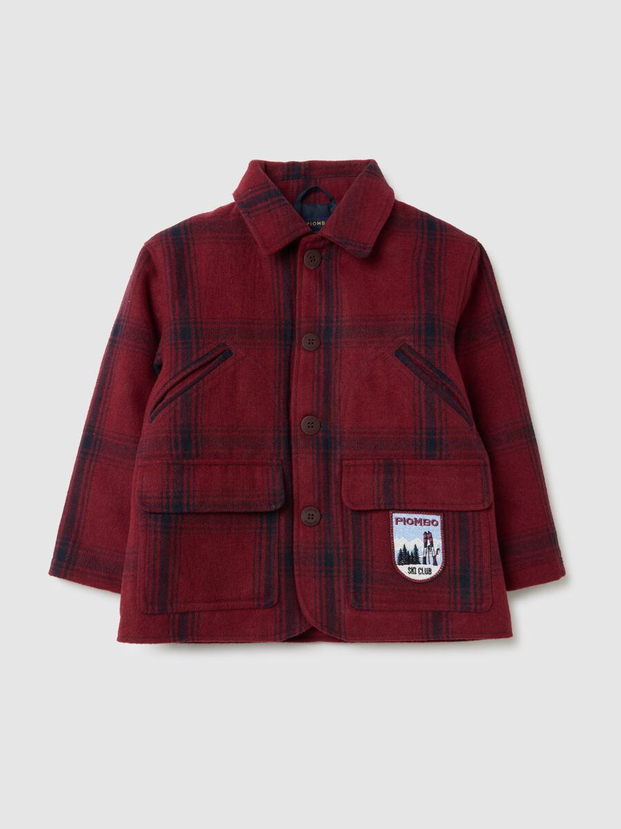 Multicolour Check Children's Jacket Regular Fit_0