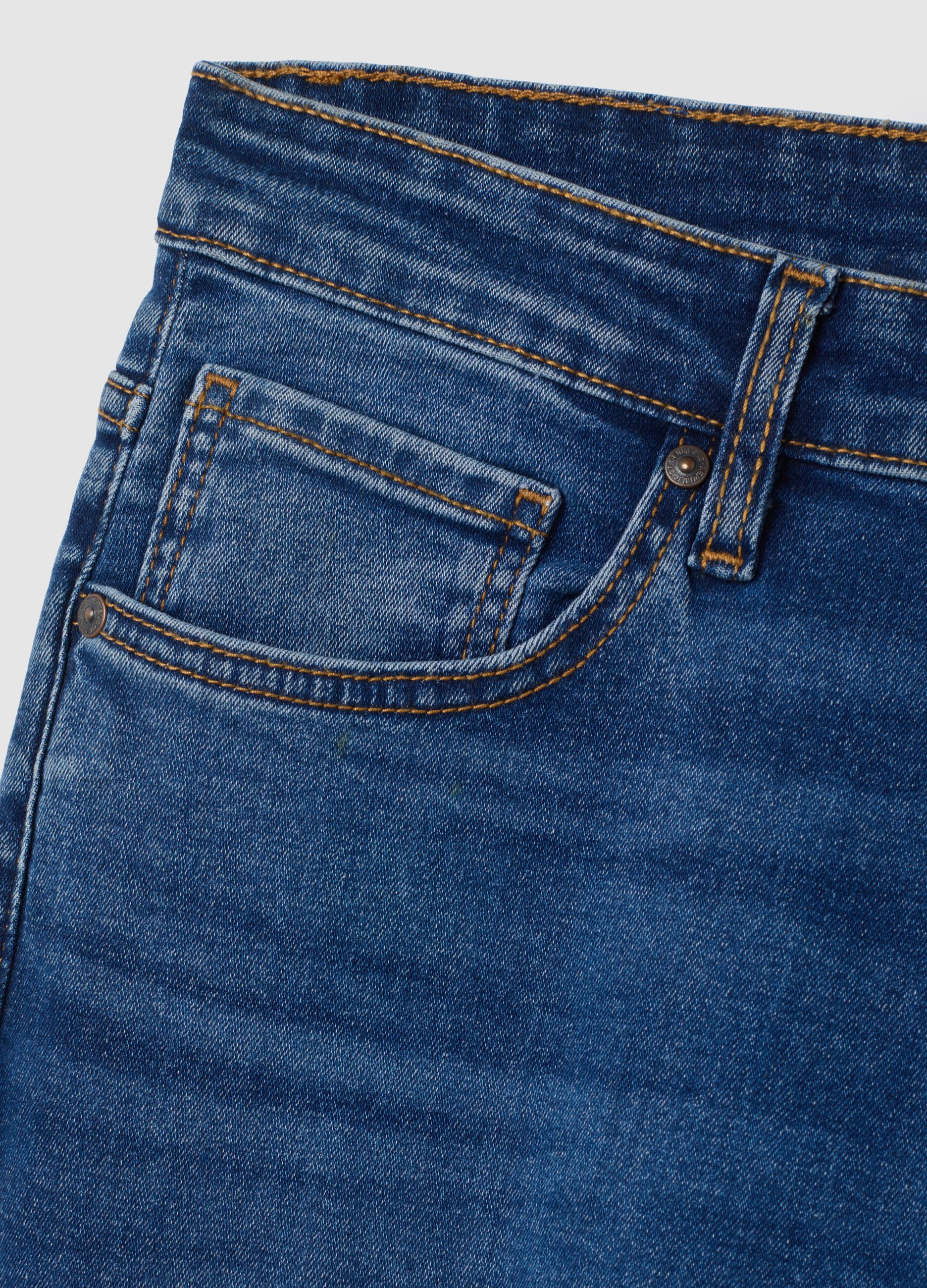 Jeans in cotone elasticizzato blu skinny fit