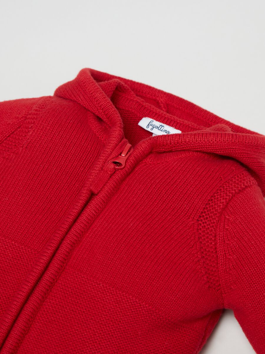 Felpa in maglia con cappuccio_2