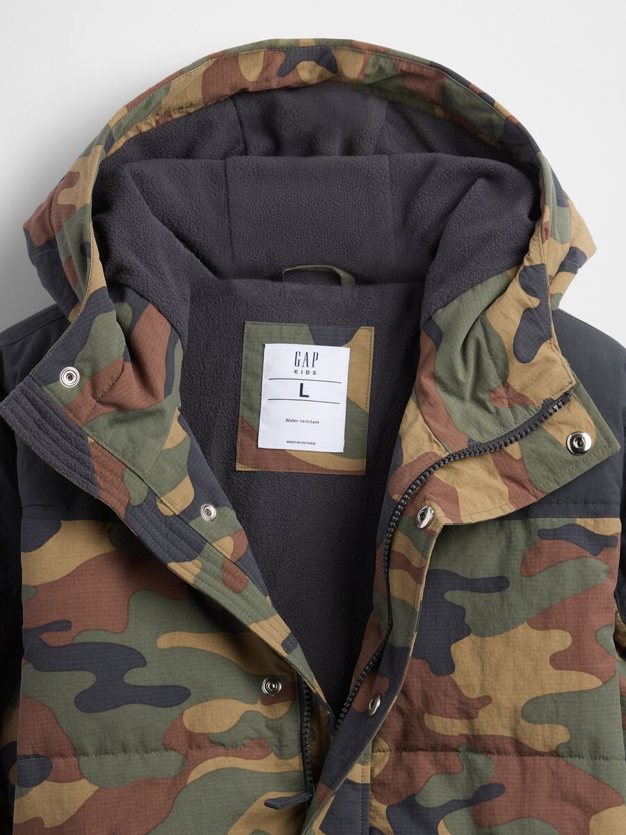 Multicolour camouflage jacket for children_5