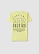 Boys' yellow pure cotton T-shirt relaxed fit Celtics_4