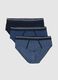 Tripack multicolour polka dot briefs in stretch cotton regular fit_4