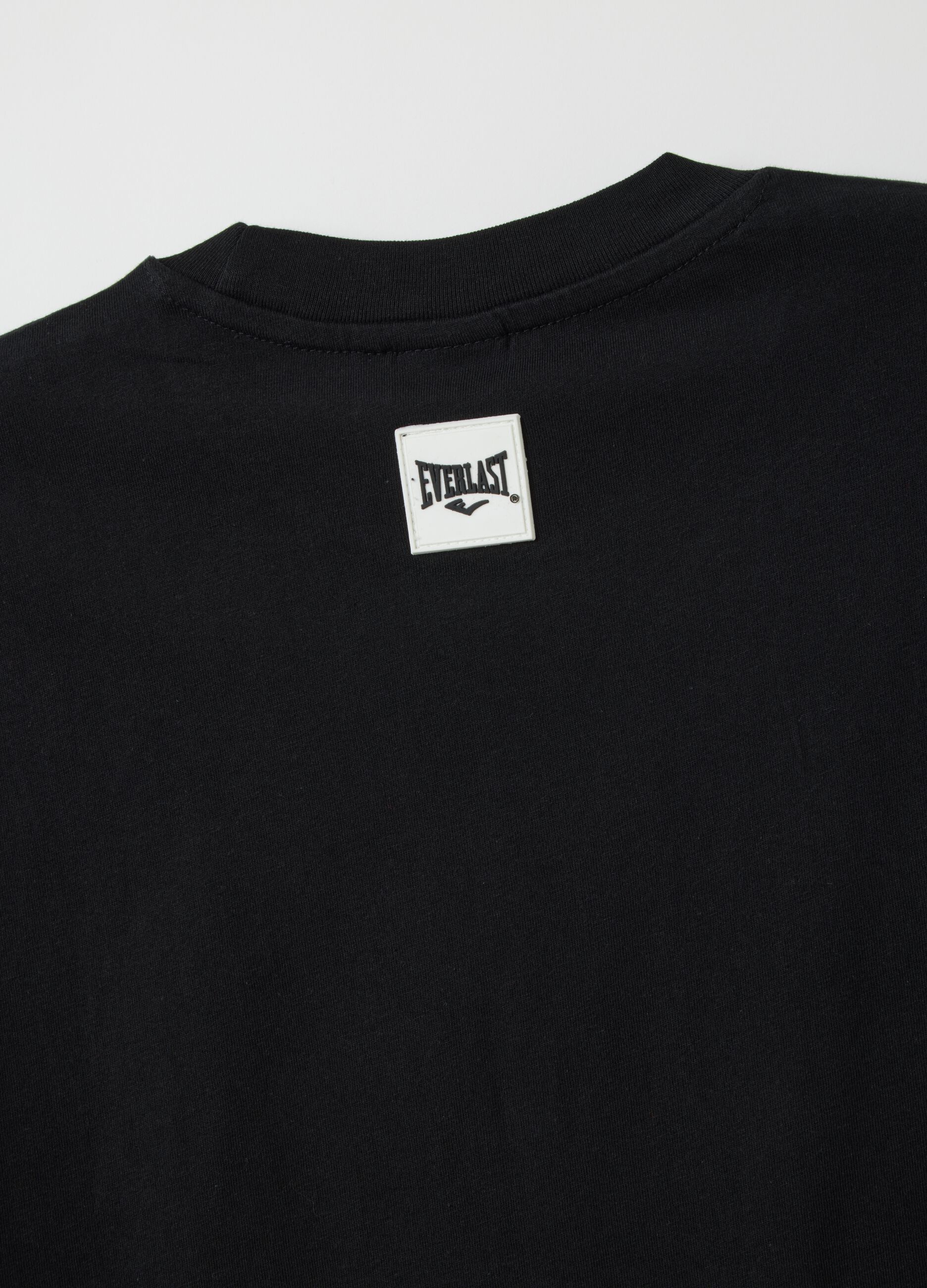 T-shirt in puro cotone nero