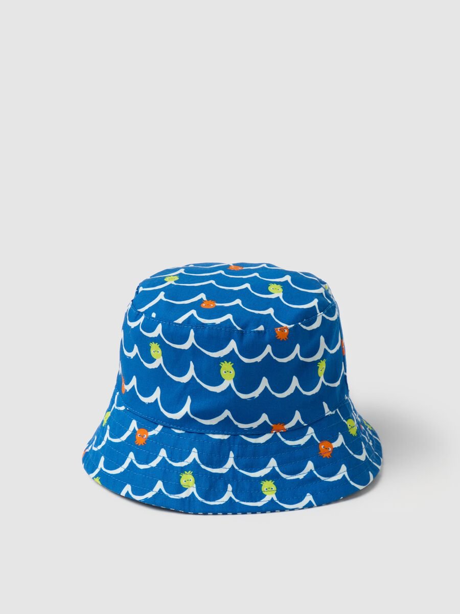 Children's multicolour cotton bucket hat_1