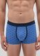 Stretch Cotton Boxer in Blue_1