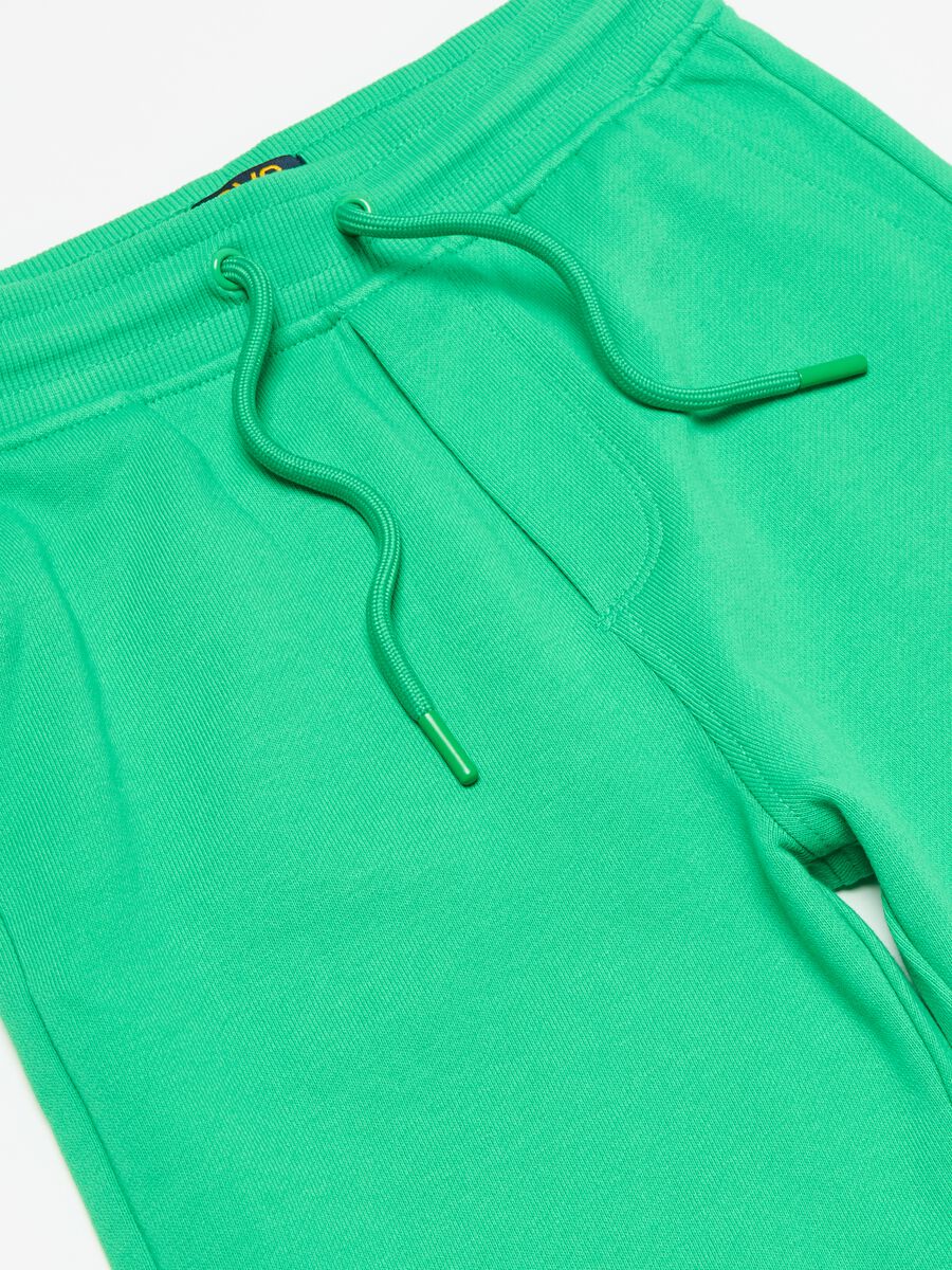 Essential Bermuda shorts in organic cotton fleece_2