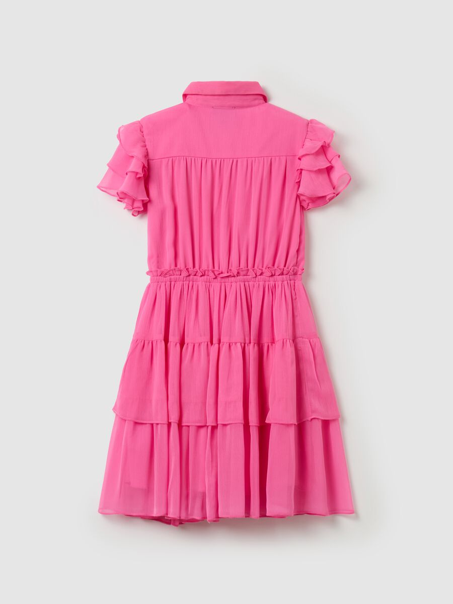 Flounced dress with frills_1