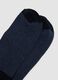 3-pack of blue mid-calf socks in stretch organic cotton_2