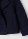 Cappotto doppiopetto da bambina blu con bottoni_3