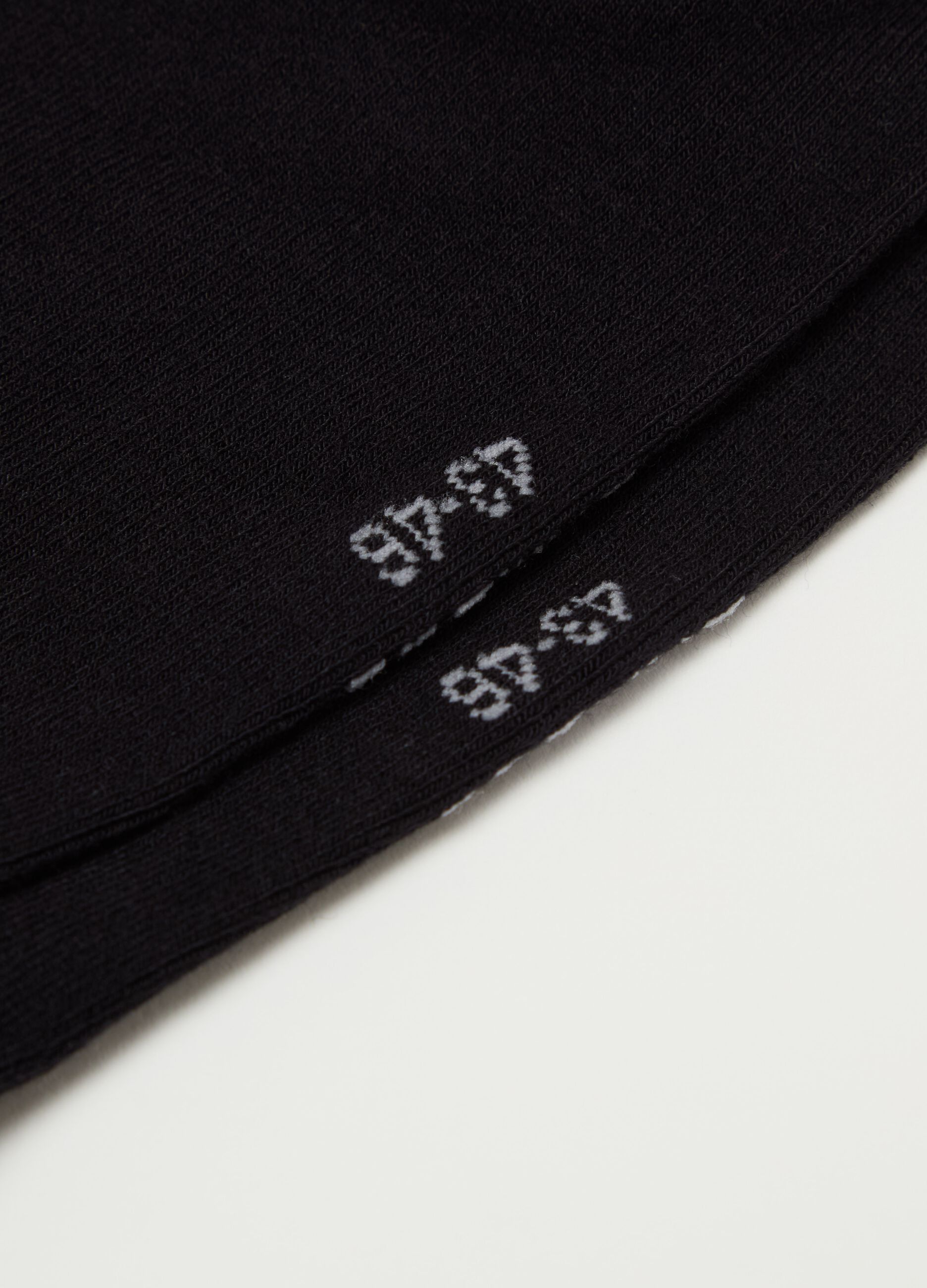 Three-pair pack shoe liners in bamboo viscose