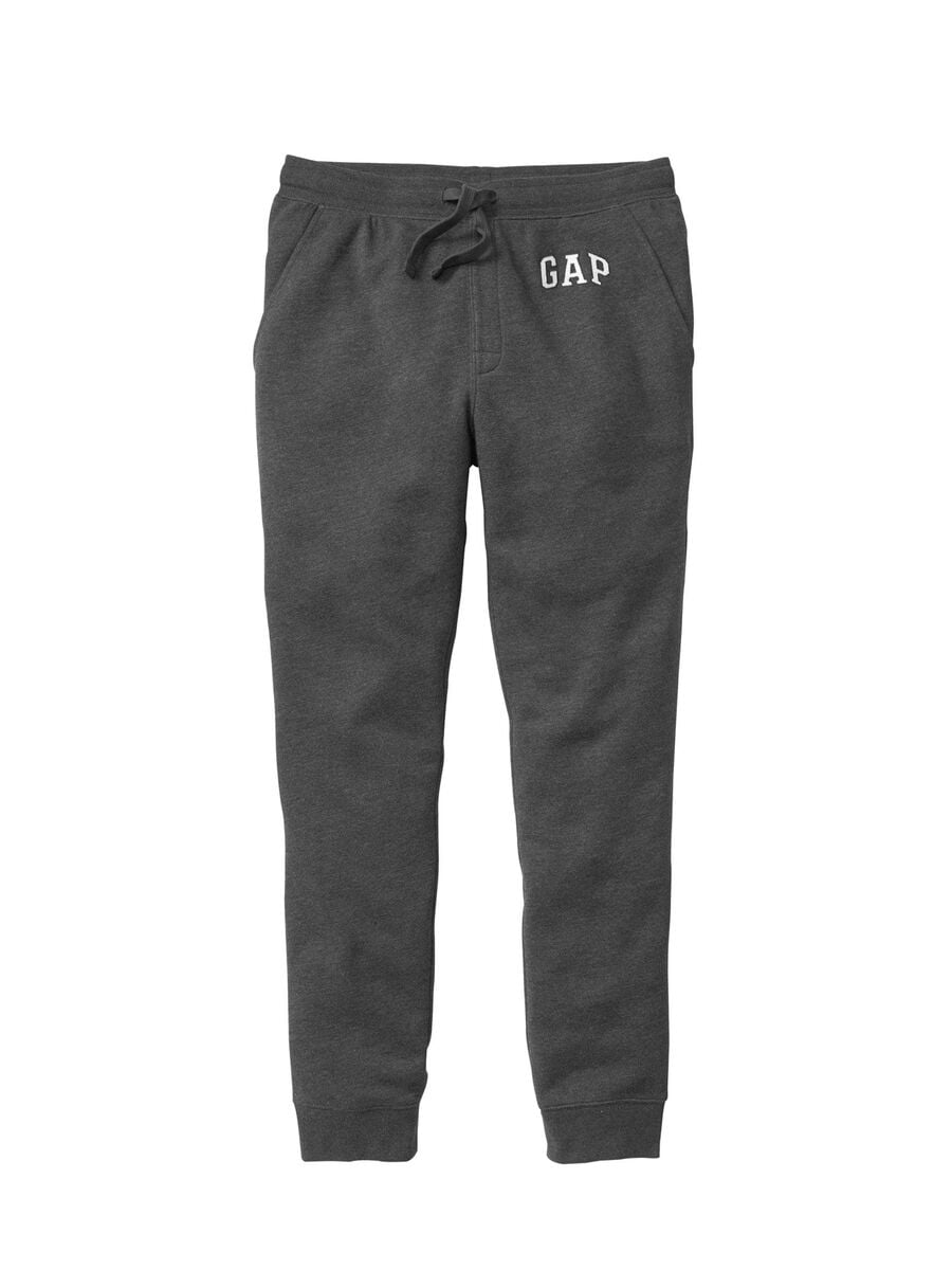 Fleece joggers with logo print_1