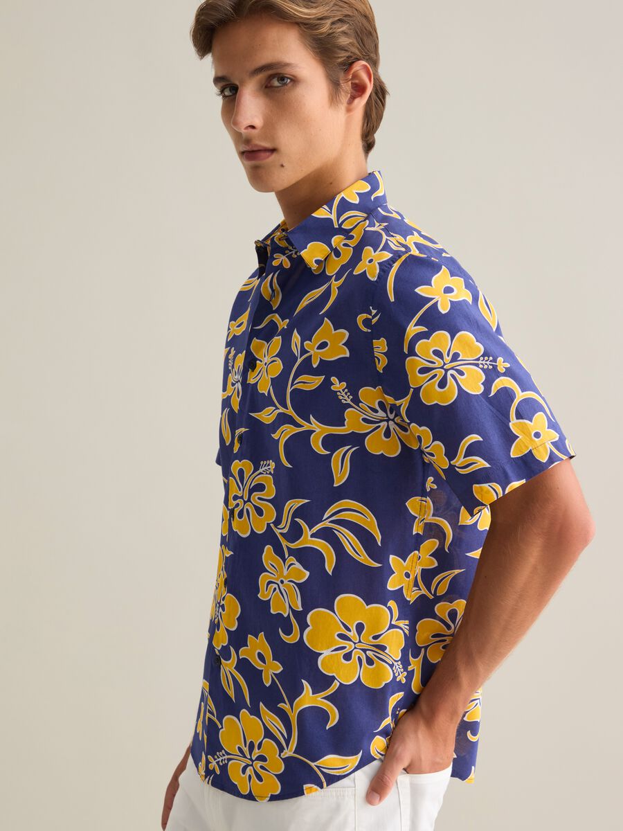 Men's Multicolour Pure Cotton Regular Fit Shirt_1