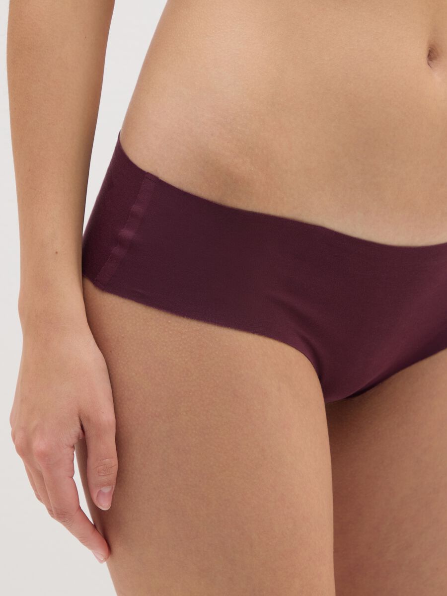 Culotte in cotone elasticizzato viola vinaccia_3